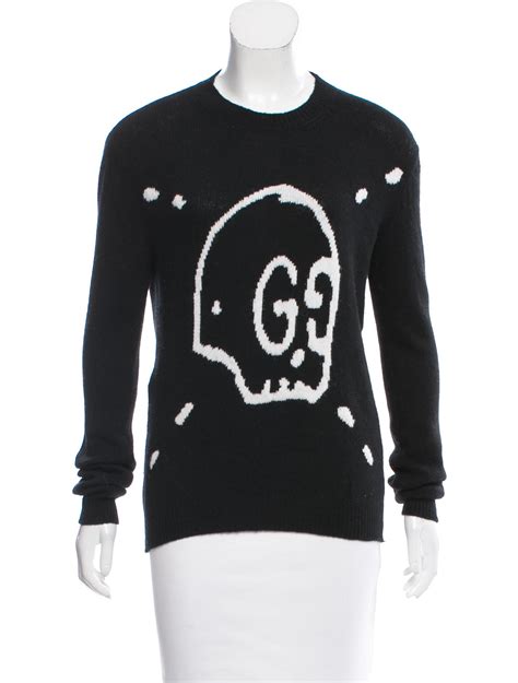 gucci gucci ghost sweater|Gucci Ghost Wool Wool Sweater .